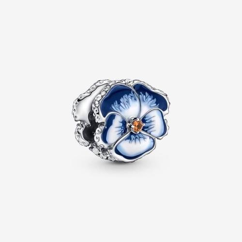 Pandora Charm Pensée Bleu 790777c02