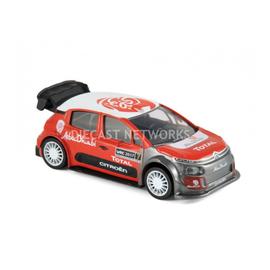 155363 Rouge/ Noir Miniature Voiture Citroen C3 Wrc Rallye De Pologne 2017 Echelle 1/43 Norev 