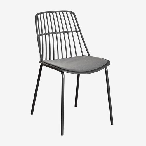 Pack De 4 Chaises De Salle À Manger Maeba Gris Graphite