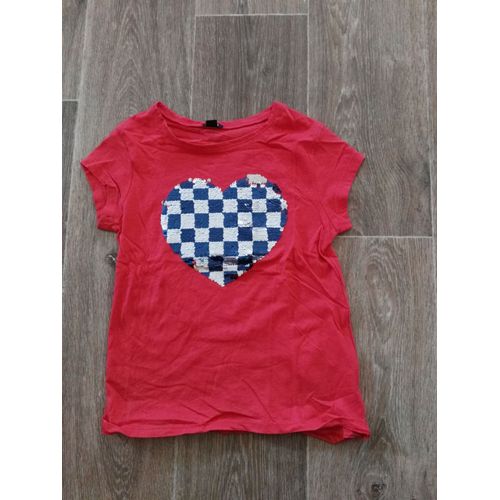 T-Shirt Kiabi Coton 8 Ans Orange