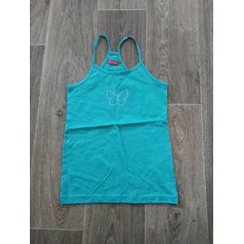 Débardeur Tissaia Coton 8 Ans Vert