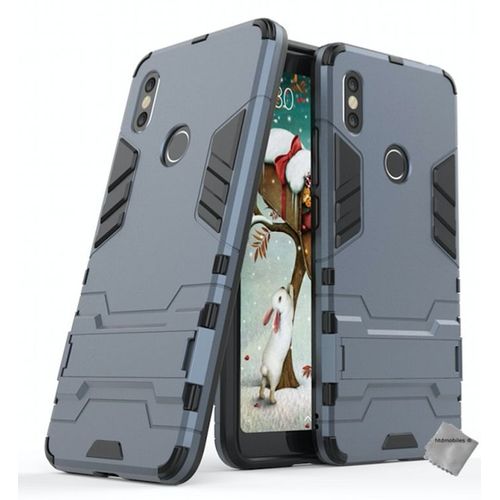 Housse Etui Coque Rigide Anti Choc Pour Xiaomi Redmi S2 + Film Ecran - Bleu Fonce