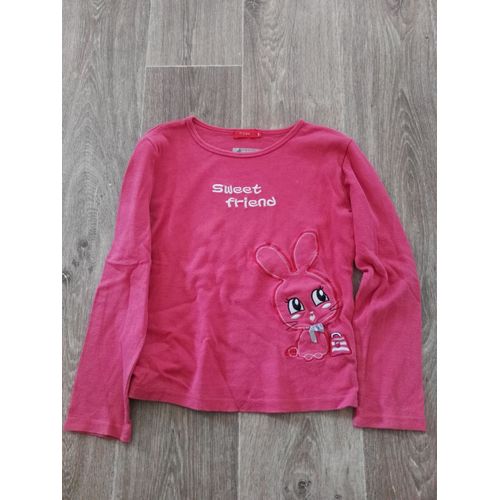 T-Shirt Tissaia Coton 8 Ans Rose