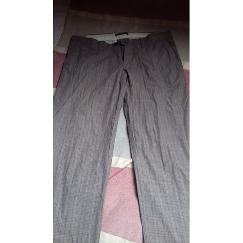 Pantalon Drykorn Coton 40 Gris Homme