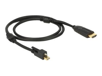 Delock - Câble adaptateur - Mini DisplayPort mâle pour HDMI mâle - 2 m - noir - support 4K