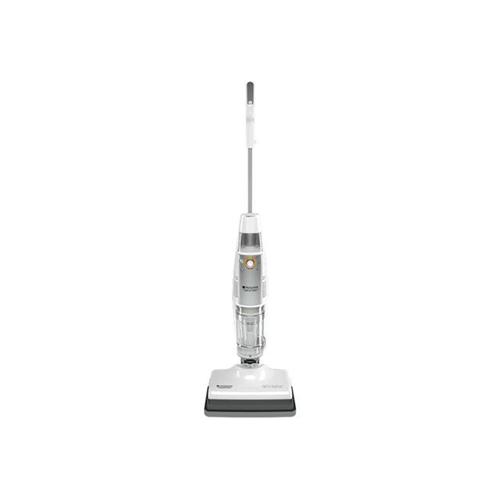 Hotpoint Ariston SteamDuster VS S15 AAW - Nettoyeur vapeur/aspirateur - balai - sans sac - 550 Watt - blanc/gris