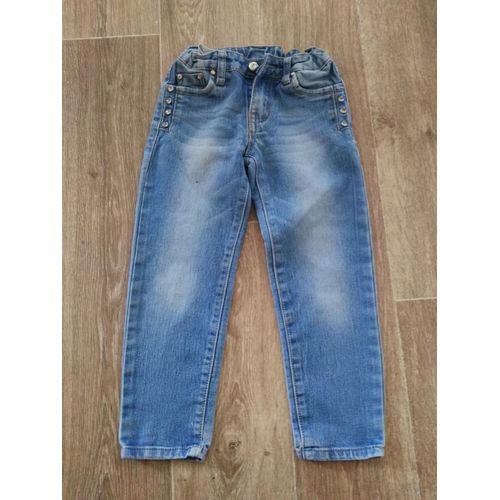 Jean Sans Marque Coton 6 Ans Bleu