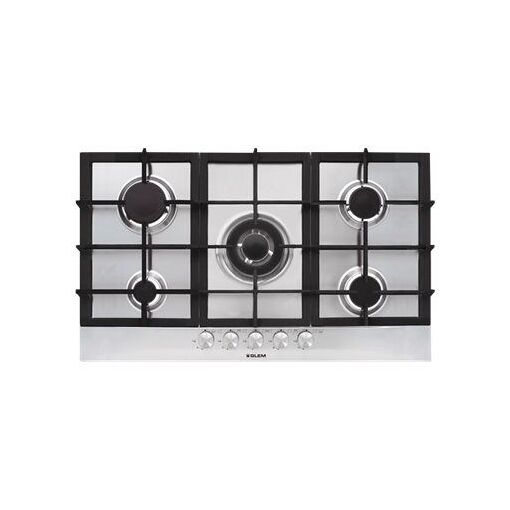 Glem GT955HIX - Table de cuisson au gaz - 5 plaques de cuiss