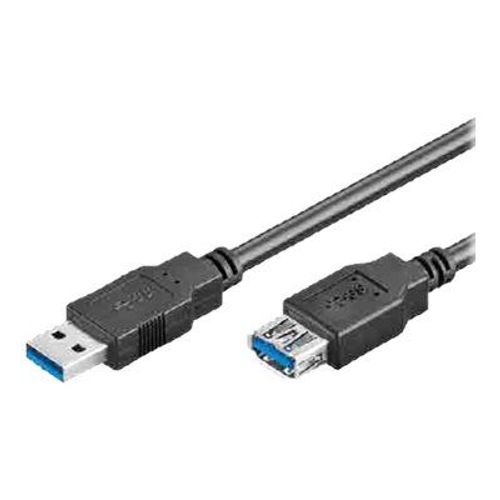 Ewent - Rallonge de câble USB - USB type A (F) pour USB type A (M) - USB 3.0 - 3 m - noir