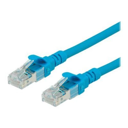 Roline - Cordon de raccordement - RJ-45 (M) pour RJ-45 (M) - 1 m - UTP - CAT 6 - sans halogène, moulé, bloqué - bleu