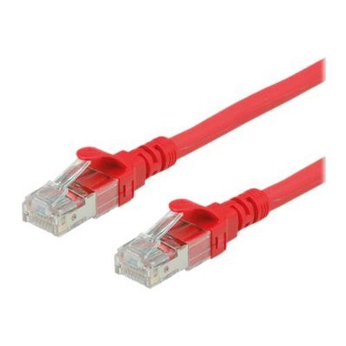 Roline - Cordon de raccordement - RJ-45 (M) pour RJ-45 (M) - 1.5 m - UTP - CAT 6a - sans halogène, moulé, bloqué - rouge