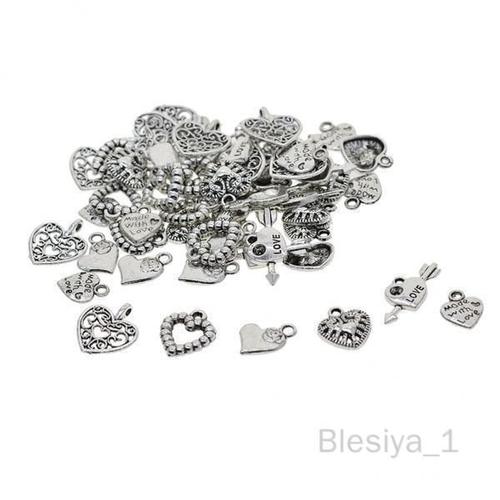 Blesiya Breloques Tibétaines En Argent Mélangé, C¿Ur Avec Flèche D'amour, Diy, Pour La Saint-Valentin, 3x60 Pièces