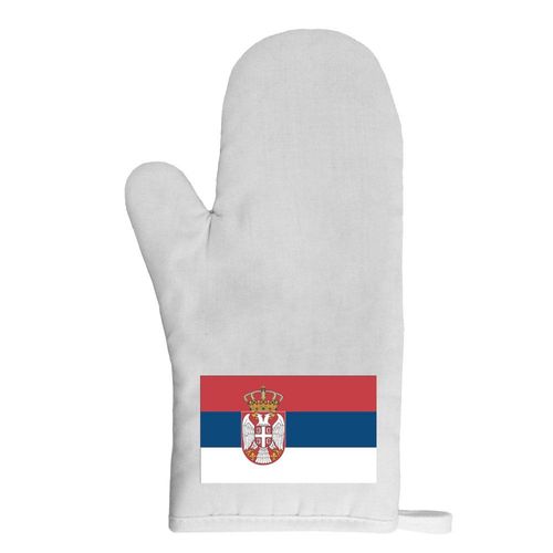 Gant De Cuisine Manique Drapeau Serbie