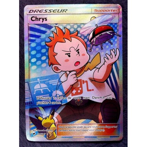 Carte Pokémon Ultra Rare Chrys 146/147 Full Art Française - Pokémon Soleil Et Lune
