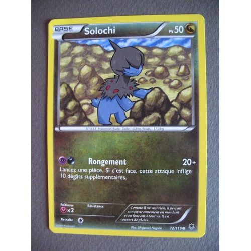 Carte Pokemon - Solochi - 72/119 - Xy - Vigueur Spectrale - 2014 - Sco