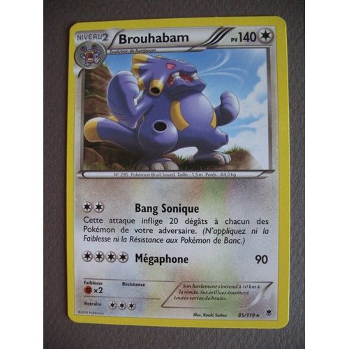 Carte Pokemon - Brouhabam - 85/119 - Xy - Vigueur Spectrale - 2014 - Sco