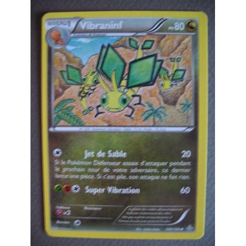 Carte Pokemon - Vibraninf - 109/160 - Xy - Primo Choc - 2015 - Sco