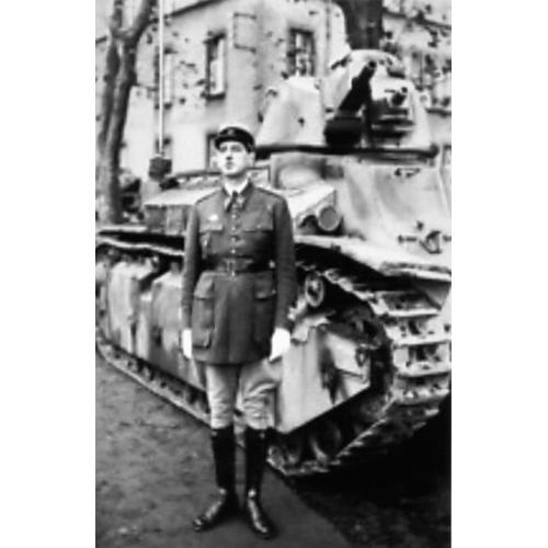 Ww2 - Le Colonel De Gaulle Devant Un Char De Son Régiment À Metz