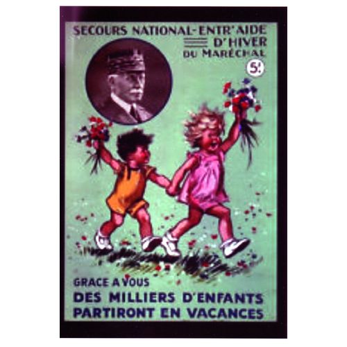 Ww2 - Photo - Affiche De Vichy - Secours National