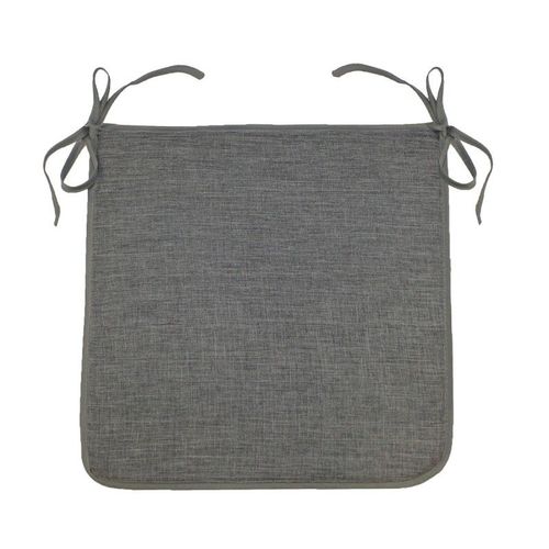 Galette De Chaise "Newton" 40x40cm Gris Anthracite