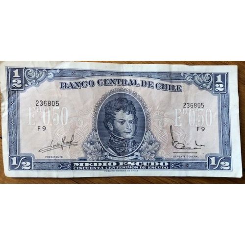 Billet 1 Escudo Chili 1962