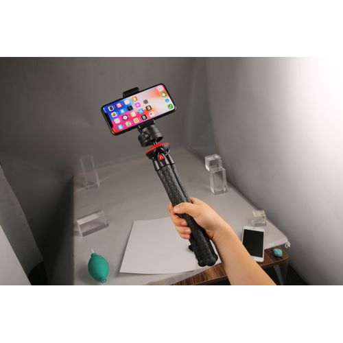 Fotopro - Trépied de table flexible rotule ball - UFO 2 + Kit accessoires pour smartphone (SJ-85) + Action Cam ( GA-1) avec packaging