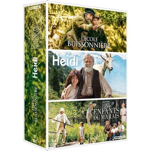 Coffret : L'école Buissonnière + Heidi + Les Enfants Du Marais - Pack