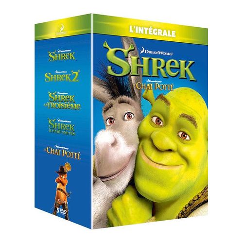 L'intégrale Shrek + Le Chat Potté - Pack