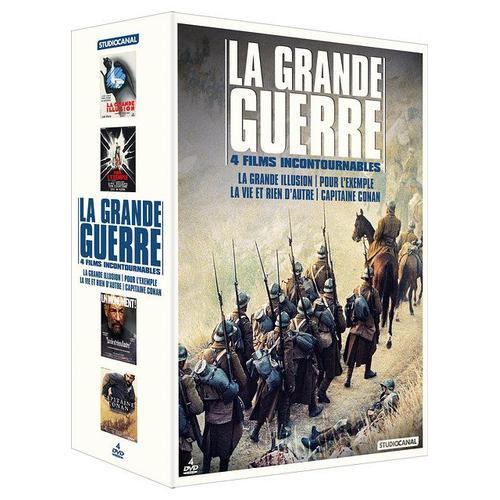 La Grande Guerre - 4 Films Incontournables : La Grande Illusion + Pour L'exemple + La Vie Et Rien D'autre + Capitaine Conan - Pack