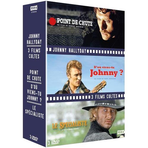 Johnny Hallyday - 3 Films Cultes : Point De Chute + D'où Viens-Tu Johnny + Le Spécialiste - Pack