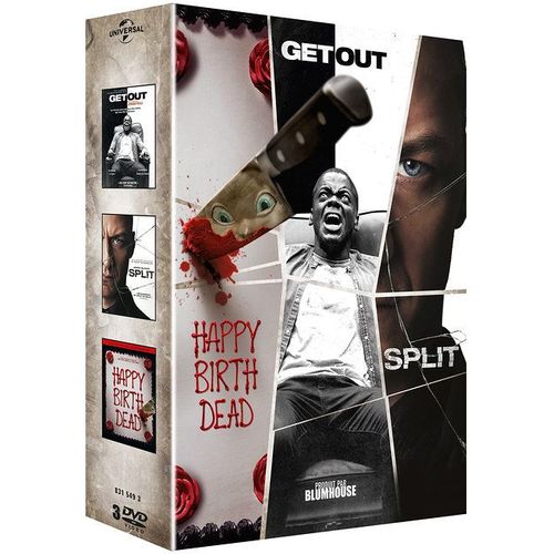 Coffret : Get Out + Split + Happy Birth Dead - Pack