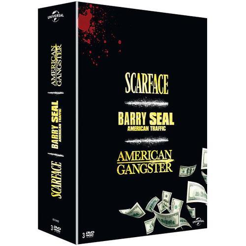 Coffret : Scarface + Barry Seal : American Traffic + American Gangster - Pack