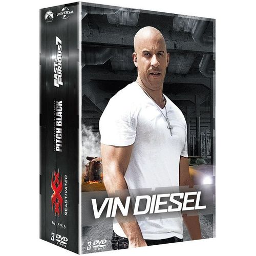 Vin Diesel - Coffret : Fast & Furious 7 + Pitch Black + Xxx Reactivated - Pack