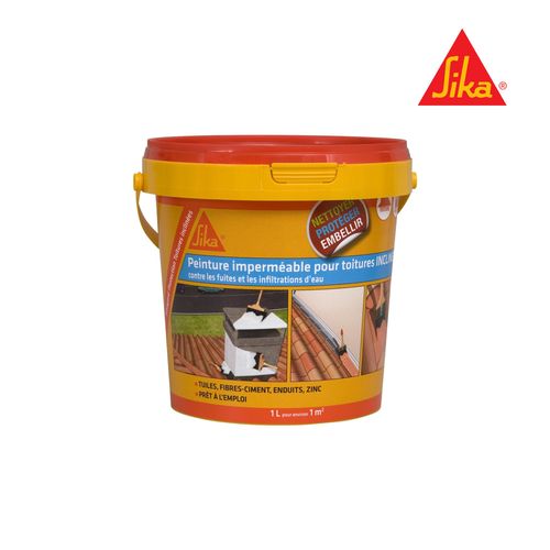 Peinture de protection SIKA Sikagard Protection Toiture inclinée - Blanc- 1L