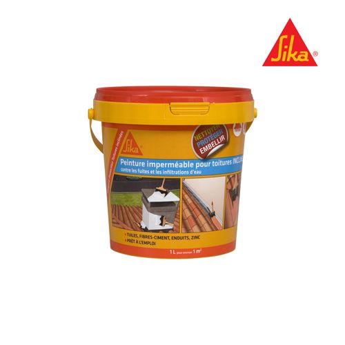 Peinture de protection SIKA Sikagard Protection Toiture inclinée - Transparent - 1L