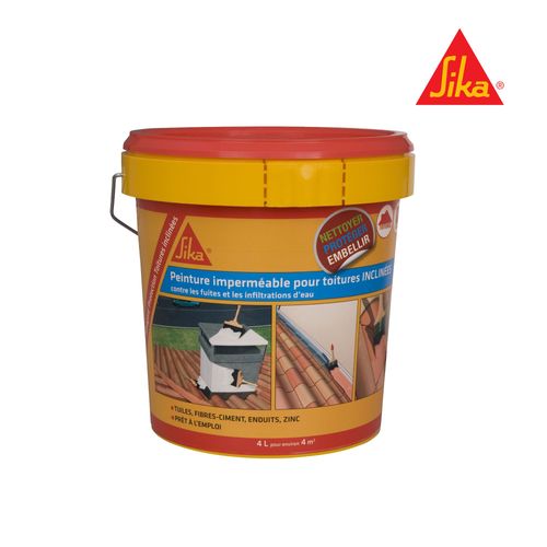 Peinture de protection SIKA Sikagard Protection Toiture inclinée - Transparent - 4L