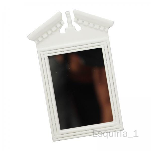 6 Simulation 1:12 Dollhouse Dressing Miroir Chambre Vie Scène Décor