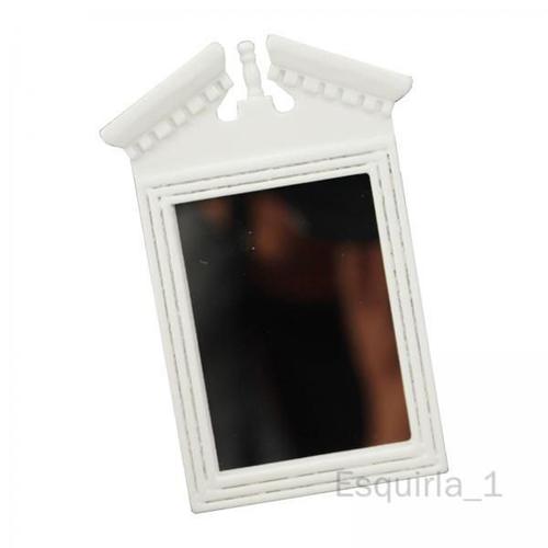 4 Simulation 1:12 Dollhouse Dressing Miroir Chambre Vie Scène Décor