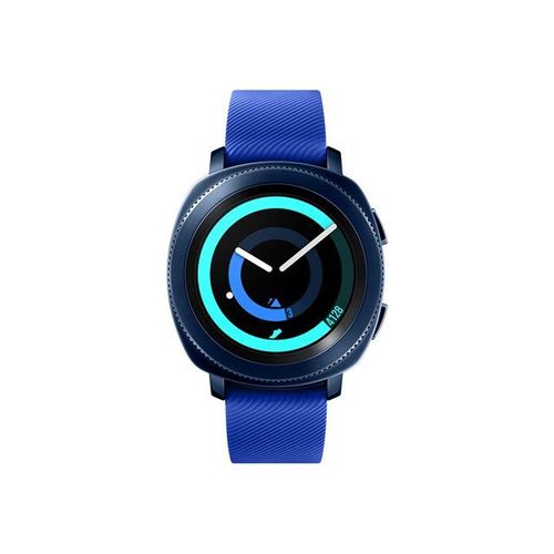 Samsung Gear Sport Sm-R600 - 43 Mm - Bleu Brillant - Montre Intelligente Avec Sangle - Silicone - Bleu - L - Affichage 1.2" - 4 Go - 1.5 Go - Wi-Fi, Nfc, Bluetooth - 67 G