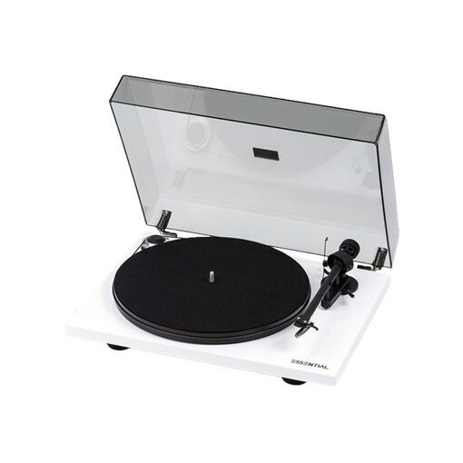 Pro-Ject Essential III - Platine - blanc tr&egrave;s brillan