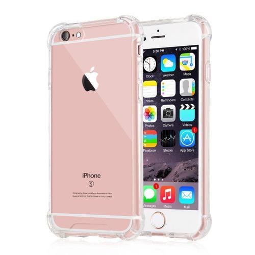 Coque Iphone 6 / 6s, Welkoo® Coque Iphone 6s |Garantie A Vie|, Housse Iphone 6 En Silicone Renforcé Shockproof Anti Choc Couleur Transparente, Souple Et Flexible. Compatible Avec L'iphone 6 Et 6s.