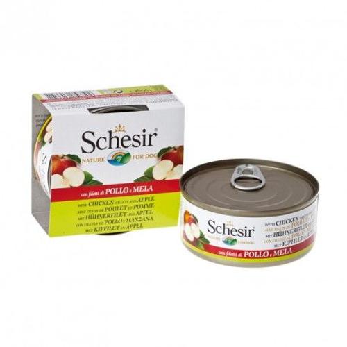 Schesir Chien - Filets De Poulet Et Pomme - 150 G