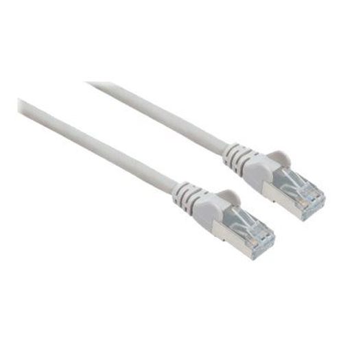 Intellinet Network Patch Cable, Cat6, 7.5m, Grey, Copper, S/FTP, LSOH / LSZH, PVC, RJ45, Gold Plated Contacts, Snagless, Booted, Lifetime Warranty, Polybag - Cordon de raccordement - RJ-45 (M)...