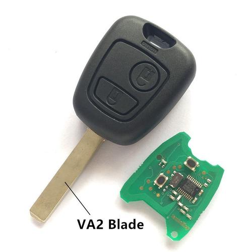 Clé Télécommande Plip Peugeot 107 207 307 Complète (Électronique Et Transpondeur)