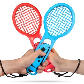 Raquette De Tennis Pour Joy-Con Nintendo Switch, Paire De Raquettes Pour Mario Tennis Aces Nintendo Switch