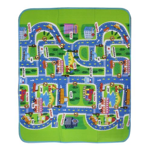Tapis De Jeu Circuit Voiture De Course Tapis De Sol Rectangle Géant Pour Bébé Enfant Tapis Pique-Nique
