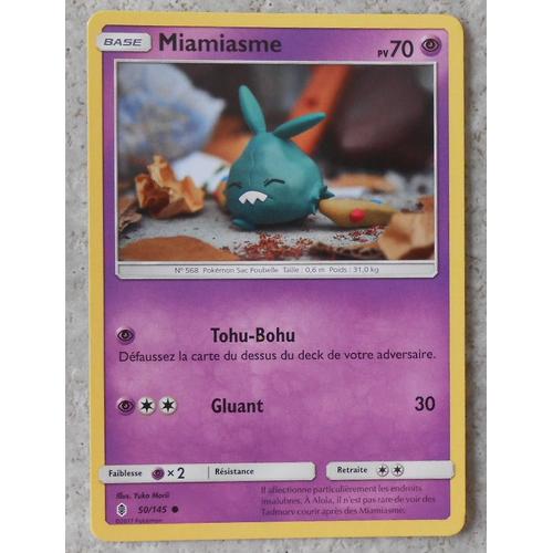 Pokémon - 50/145 - Miamiasme - Sl2 - Soleil Et Lune - Gardiens Ascendants - Commune