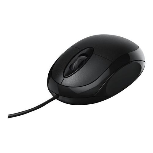 Hama MC-100 - Souris - optique - 3 boutons - filaire - USB - noir