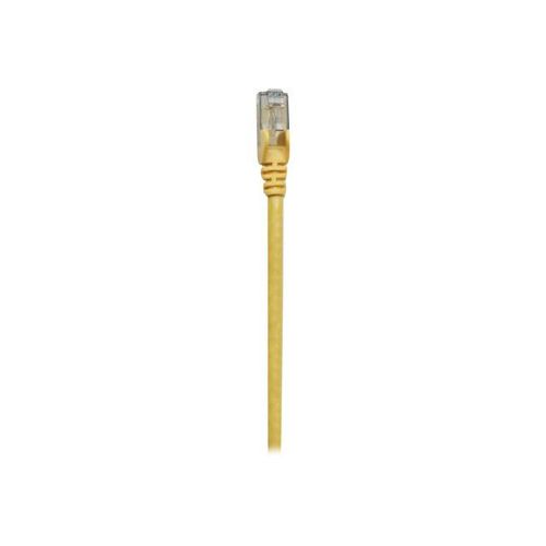 Intellinet Network Patch Cable, Cat6, 2m, Yellow, CCA, U/UTP, PVC, RJ45, Gold Plated Contacts, Snagless, Booted, Lifetime Warranty, Polybag - Cordon de raccordement - RJ-45 (M) pour RJ-45 (M) - 2...