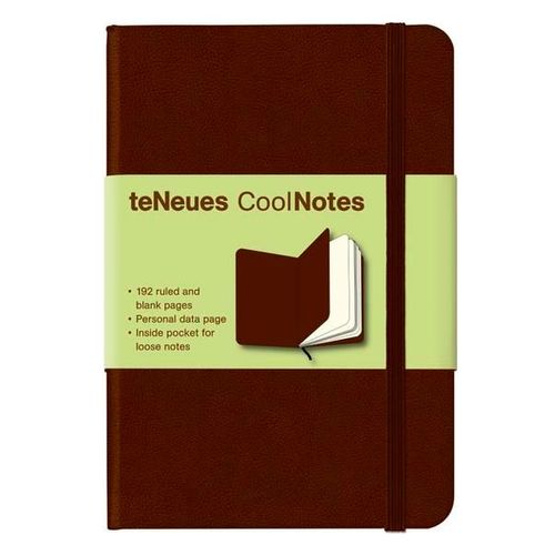 Carnet - Brown/Brown - 9x13 Cm